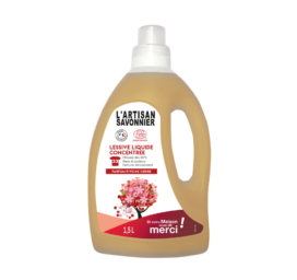 GRAVIER Artisan Savonnier dabīgais veļas gēls ar peoniju un ķiršu aromātu, 1500 ML