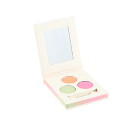 NAMAKI 100% dabīgs acu ēnu palete bērniem Pavasaris, 3 toņi kastītē