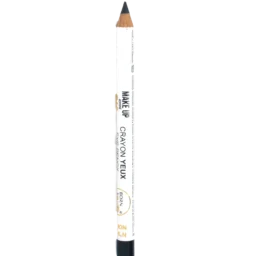 BORN TO BIO sertificēts organiskās kopšanas jojobas eļļas acu zīmulis, MELNS