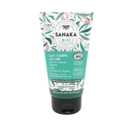 SANAKA organiskā mīkstinošā ķermeņa losjons ar alveju, CBD un kaņepju eļļu, 150 ml