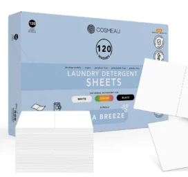 COSMEAU bioloģiski noārdāmās veļas mazgāšanas sloksnes SEA BREEZE, 120 lietošanas reizes