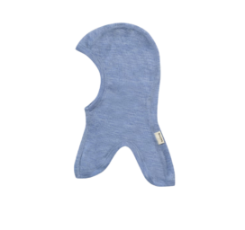 DILLING 100% merino vilnas balaklava ZILĀ MELANŽA, izmērs 98-128