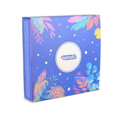 NAMAKI feju kosmētikas komplekts ar acu ēnām, lūpu spīdumu un nagu lakām, Mēnesgaisma