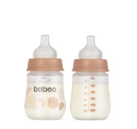 Baboo® Anti-Colic barošanas pudele AU NATURALE, 0+ mēneši, 180ml