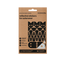 Bookman atstarojoši auduma uzlīmes apģērbiem vai somām Adventure, sudraba