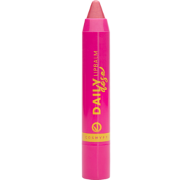 DAILY DOSE barojošs un mitrinošs lūpu balzams ar rīcineļļu un šī sviestu, tonis Yummy