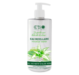 GRAVIER Cebio micelārais ūdens ar alveju visu ādas tipu kopšanai, 500 ml