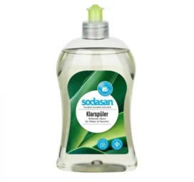 SODASAN bioloģiskais trauku mazgājamās mašīnas skalošanas līdzeklis, 500 ml