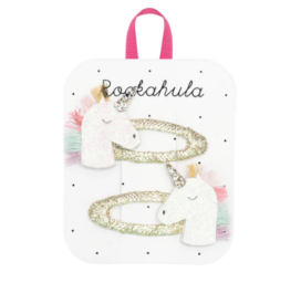 ROCKAHULA bērnu matu sprādzes ar varavīksnes vienradzi Rainbow Unicorn, 2 gab.
