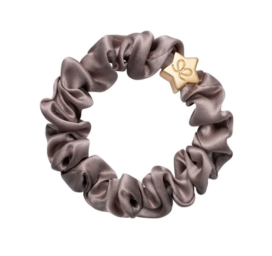 BYELOISE zīda matu gumija/rokassprādze ar zelta zvaigzni, Ledus kafija