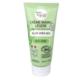 BORN TO BIO mitrinošs roku krēms ar alveju, 50 ml