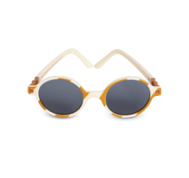 KIETLA Rozz apaļas formas saulesbrilles ar augstu 3. kategorijas aizsardzību bērniem vecumā no 6 līdz 9 gadiem, krāsa SAND STRIPE