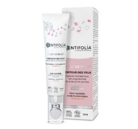 CENTIFOLIA Éclat de Rose® acu kontūru krēms ar griķu sēklu eļļu un atvēsinošu zamacu aplikatoru, 15 ml