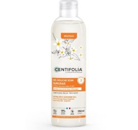CENTIFOLIA SURGRAS mitrinošs dušas gels ar BIO saulespuķu sēklu eļļu, BIO alveju un apelsīnu ziedu aromātu, 250 ml