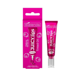 BIELENDA Juicy Tint tonēta lūpu eļļa ar aveņu sēklu eļļu un skvalānu, 10g