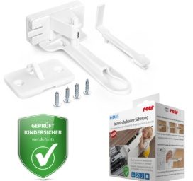 REER galda piederumu atvilktnes bērnu drošības slēdzis, 2 gab.