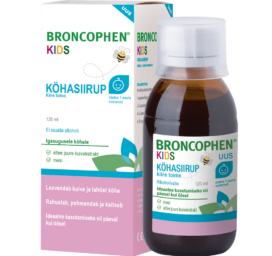 Broncophen KIDS® dabiskais klepus sīrups bērniem, 120ml