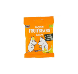 MOOMIN organiskas ar banānu garšu augļu konfektes, 40g