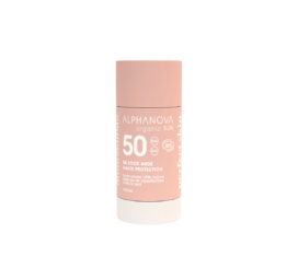 ALPHANOVA SUN SPF50 bez smaržas tonēts BB nūjiņš sejai Nude, 17ml