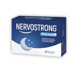 Nervostrong Sleep Formula ātrākai aizmigšanai un dziļam miegam, 30 kapsulas