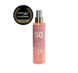 ALPHANOVA DAILY SUN SPF50 mirdzoša sauļošanās eļļa ar aveņu sēklu eļļu un monoi aromātu, 125ml