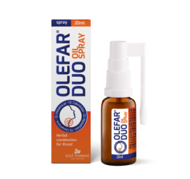 Olefar® DUO rīkles sprejs – ātrs un efektīvs atvieglojums iekaisušai rīklei, 20ml