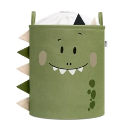 SIPO Premium rotaļlietu glabāšanas grozs ar savilkšanas auklu Dino, 63 L