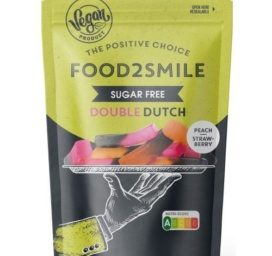 FOOD2SMILE Double Dutch bezcukura želejkonfektes, 85 g