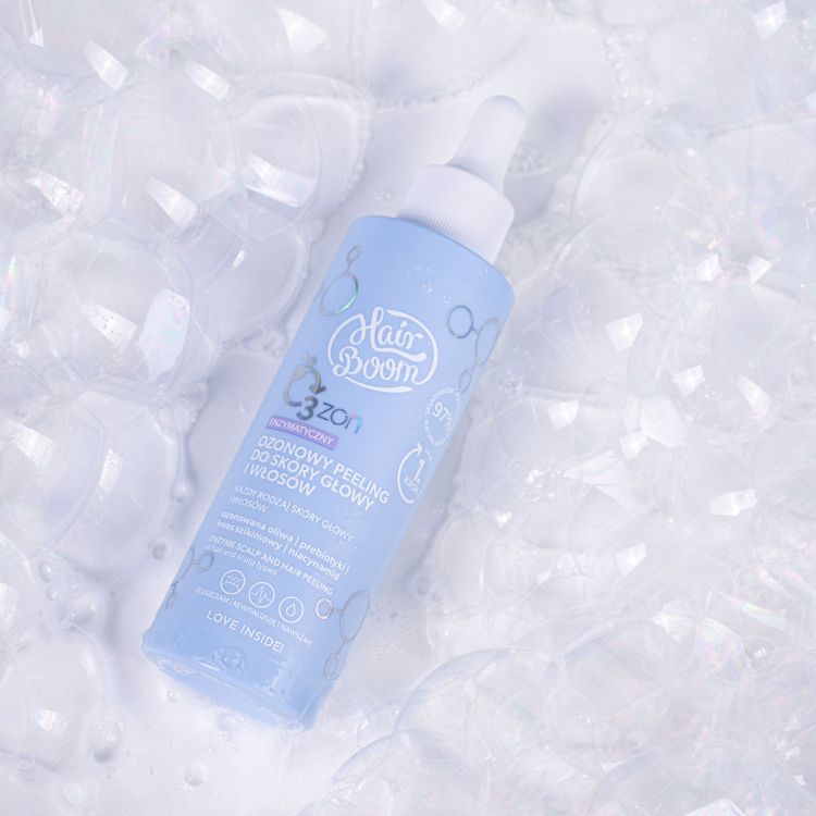 BIELENDA HairBoom O3ZON enzīmu ozona skrubis galvas ādai un matiem, 100 ml - Image 3