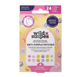 WILD STRIPES smaidu apstāšanās pret plankumu plāksteri ar tējas koka eļļu, 20 gab.