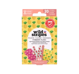 WILD STRIPES Finger Flexi elastīgas, stiepjamas plāksteri pirkstiem un pirkstu galiem, 20 gab.