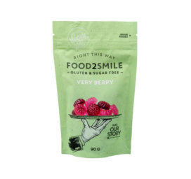 FOOD2SMILE Ļoti ogu bezcukura želejas konfektes, 85g