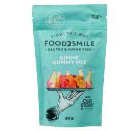 FOOD2SMILE Gimme Gumijas maisījums bez cukura, 85g