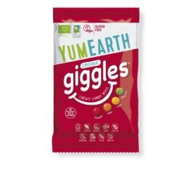 YUMEARTH Bioloģiskās garšas mīkstās želejkonfektes Giggles, 40g