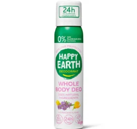 Happy Earth 100% dabīgs vesela ķermeņa sprejs Lavanda, 100ml