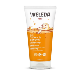 WELEDA Bērnu Maigs Šampūns-Ķermeņa Mazgāšanas līdzeklis Apelsīns, 150ml