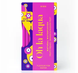OH LA LAQUA aromatizēts ūdens bez cukura un saldinātājiem ar augļu mango un pasifloras garšu, 10 gab.