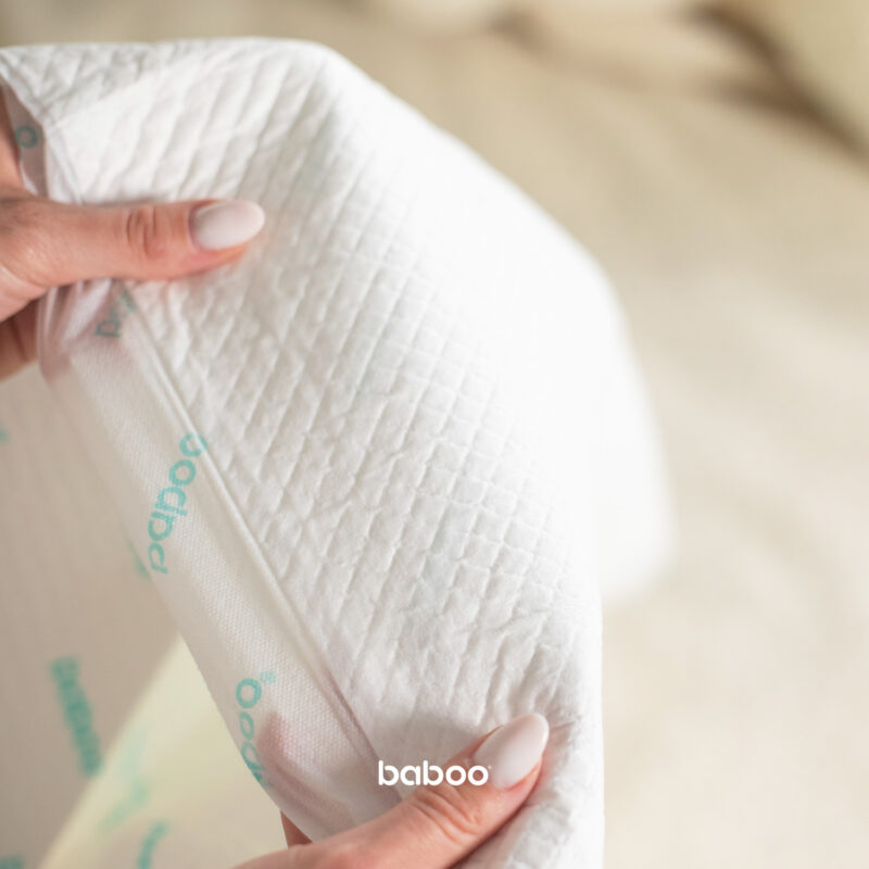 BABOO vienreizlietojamie absorbējošie pārtinamie paliktņi AirComfort, 60×60, 20 gab. - Image 3