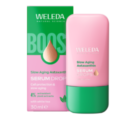 WELEDA ādas novecošanos palēninošs seruma pilieni ar astaksantīnu, 30ml