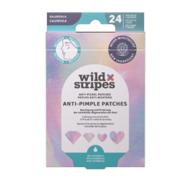 WILD STRIPES pretpūtīšu plāksteri Diamond Recover plāksteri ar kliņģerīšu ekstraktu un hidrokoloīda materiālu, 24 gab.