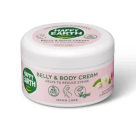 HAPPY EARTH Mama Care vēdera un ķermeņa krēms, 200 ml