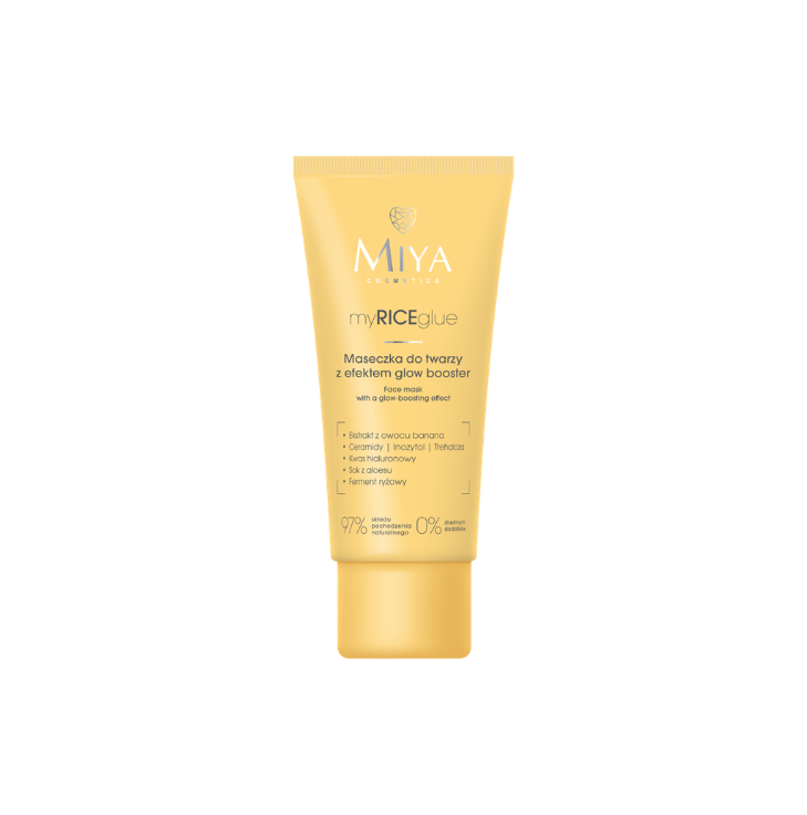 MIYA myRICEglue sejas maska ar “glass skin” efektu, 60 ml