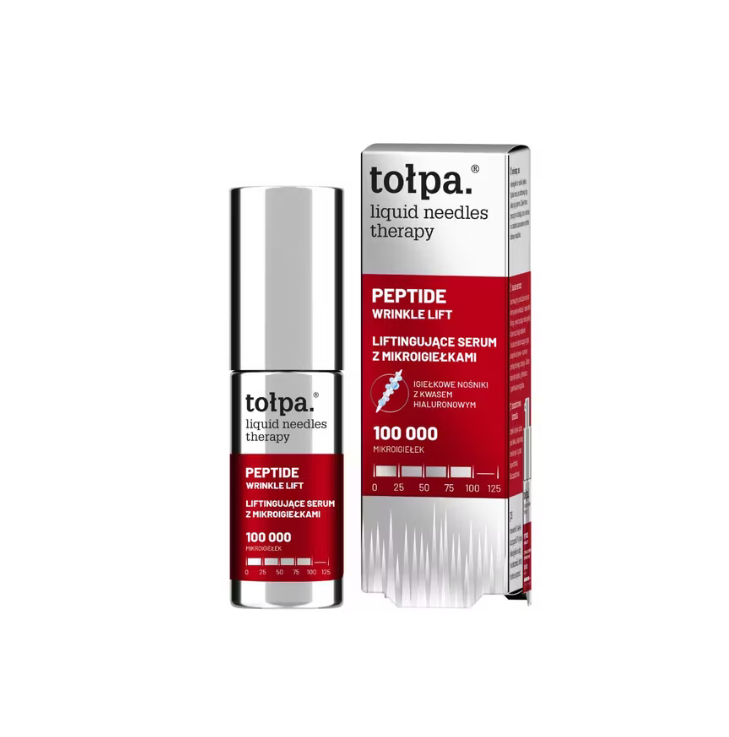 TOLPA Liquid Needle Therapy nostiprinošs mikroadatu serums Peptide Wrinkle Lift, 30 ml