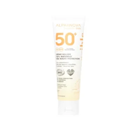 ALPHANOVA Organic Sun Sensitive SPF50+ sejas krēms jutīgai ādai bez smaržvielām, 50 g