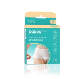 BABOO pēcdzemdību elastīgās tīklveida biksītes, izmērs M, 2 gab.
