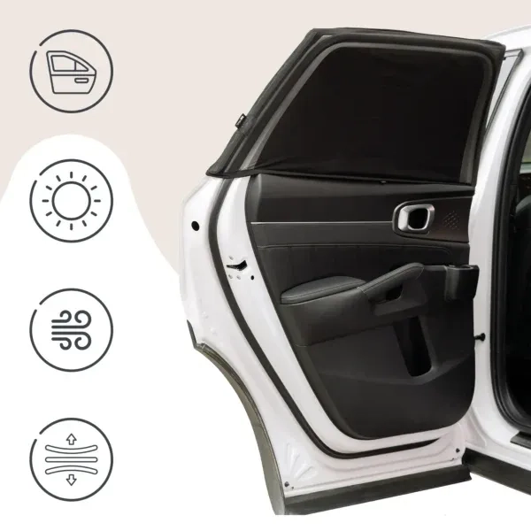 SIPO auto sānu logu saulessargi XL, 2 gab. - Image 6