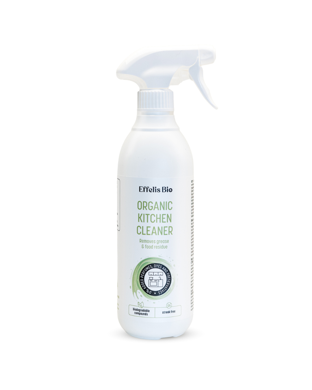 EFFELIS BIO organiskais virtuves virsmu tīrīšanas līdzeklis, 500 ml