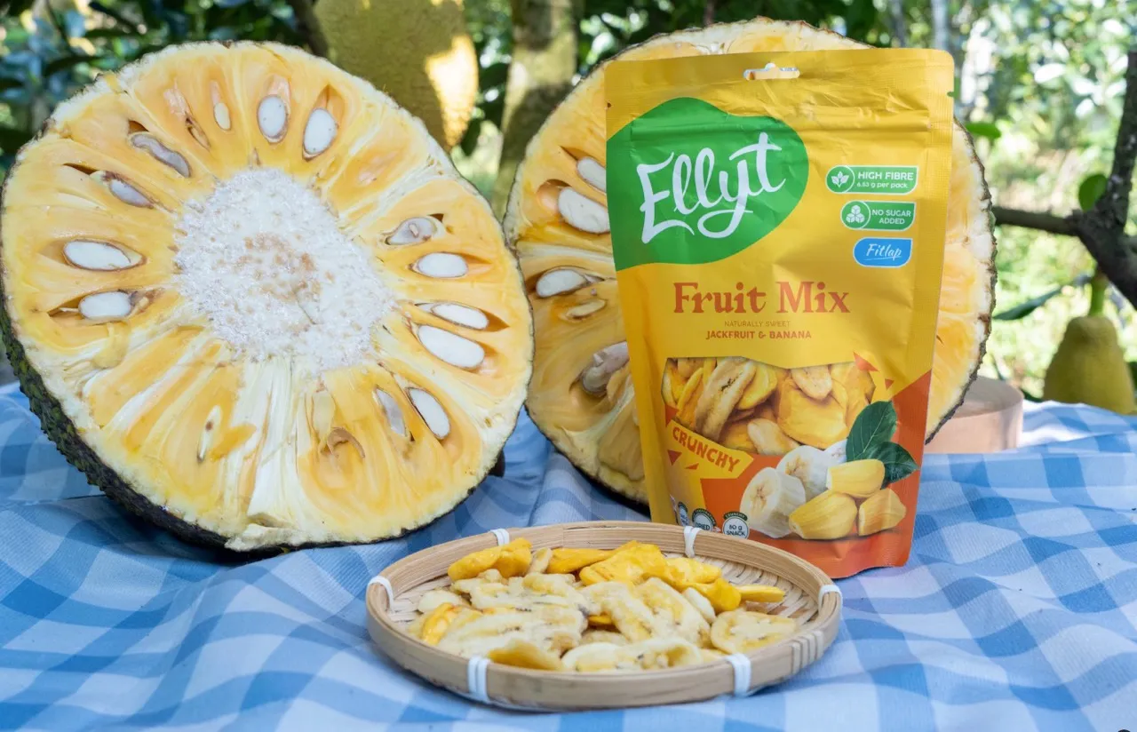 Ellyt augļu biezenis ar banāniem un džekfrūtu, 80 g - Image 2