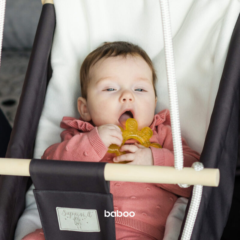 BABOO ar ūdeni pildīts atvēsinošs zobgrauzis, no 4 mēnešiem, dzeltens - Image 3