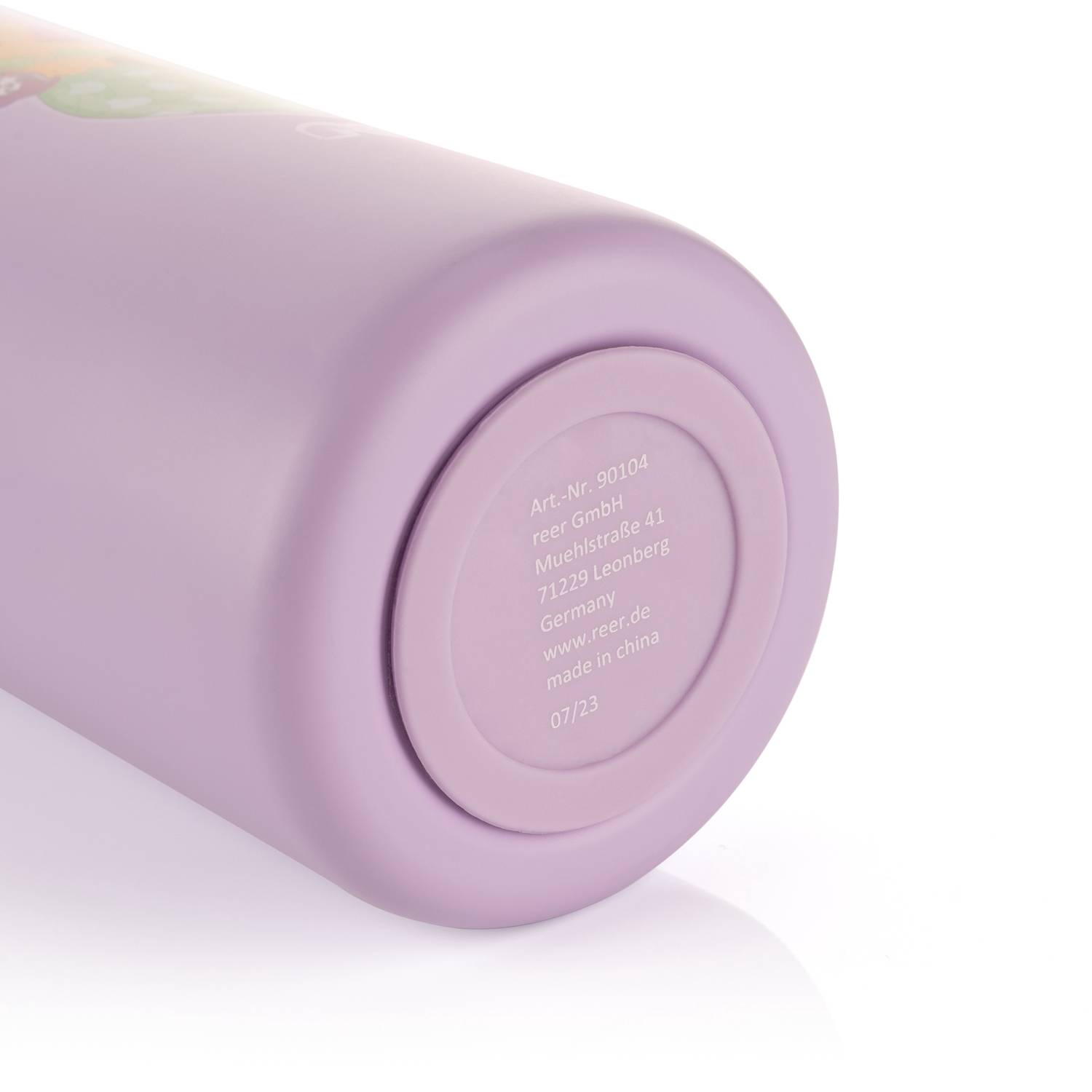 REER integrēta salmiņa dzeramā pudele bērniem, violeta - Image 2